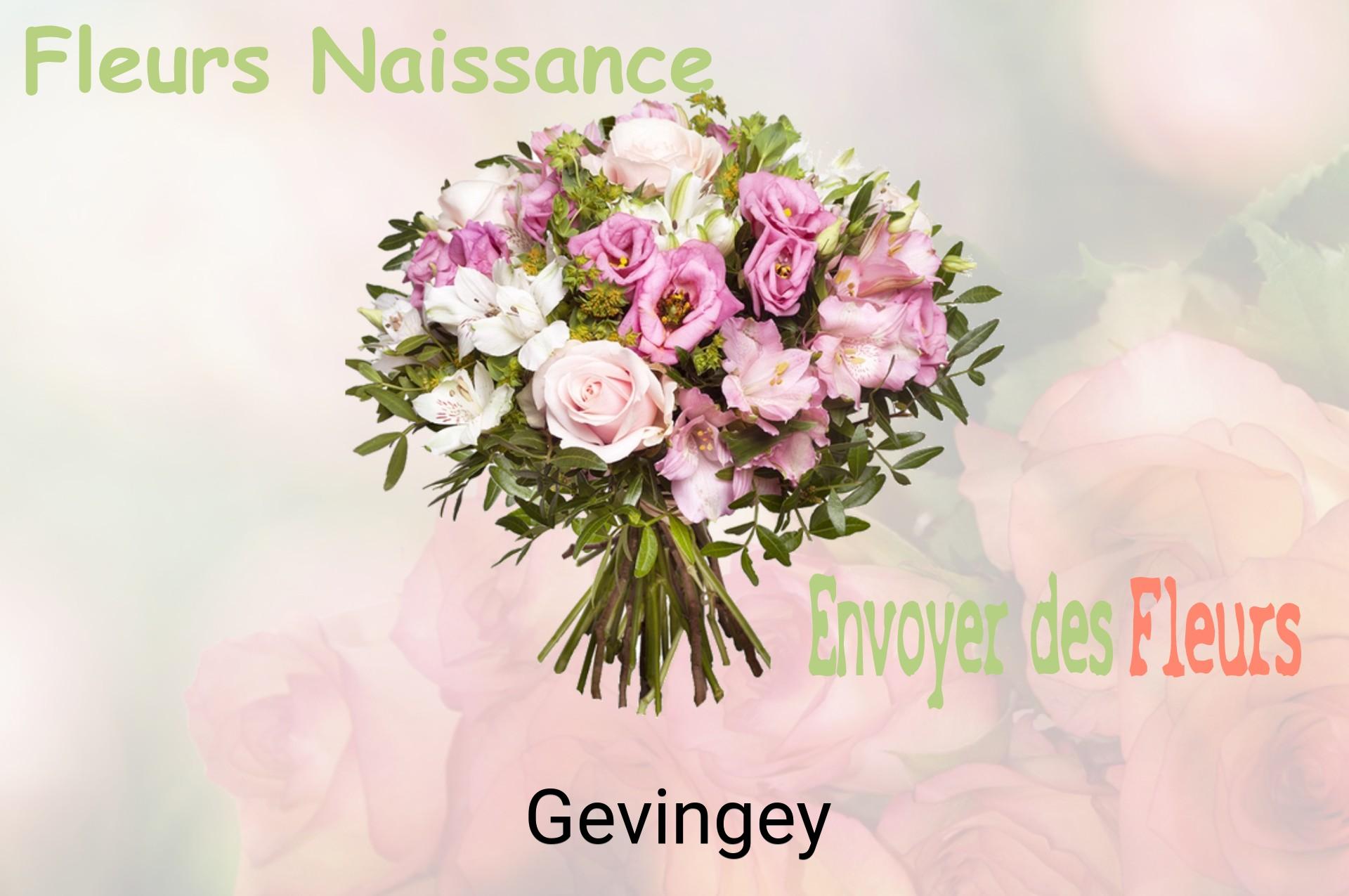 Bouquet de fleurs de naissance livré à Gevingey