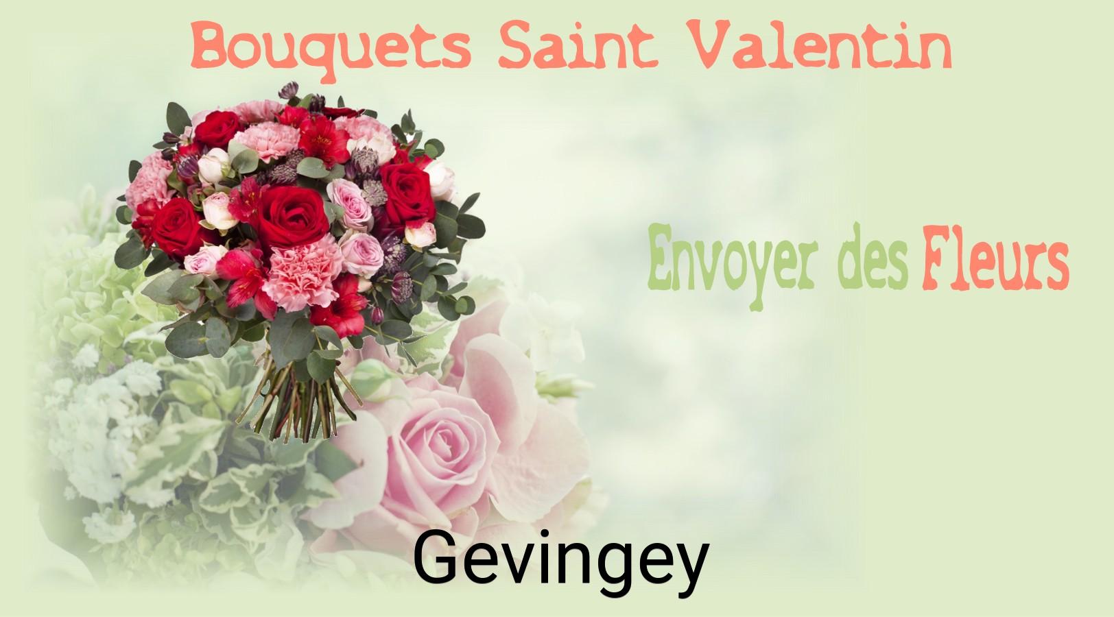 Roses de Saint-Valentin livrées à Gevingey